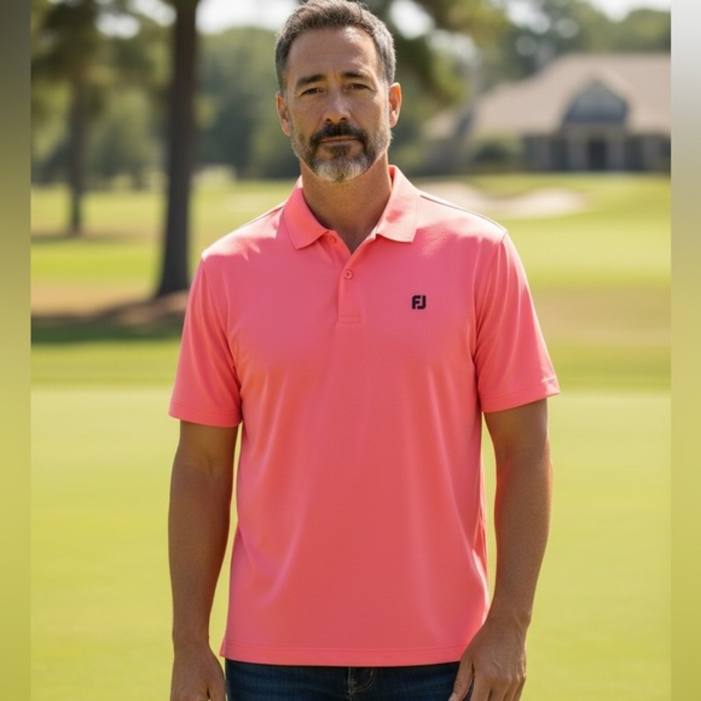 Mens Footjoy Golf Polo  short sleeve in size Large